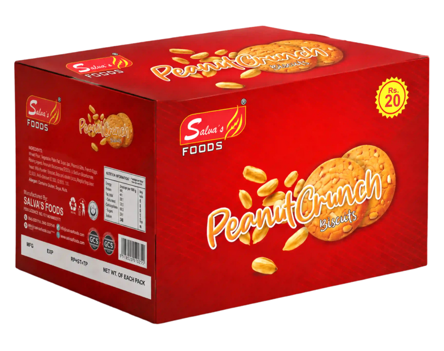 Peanut Crunch Biscuit - 12Pcs