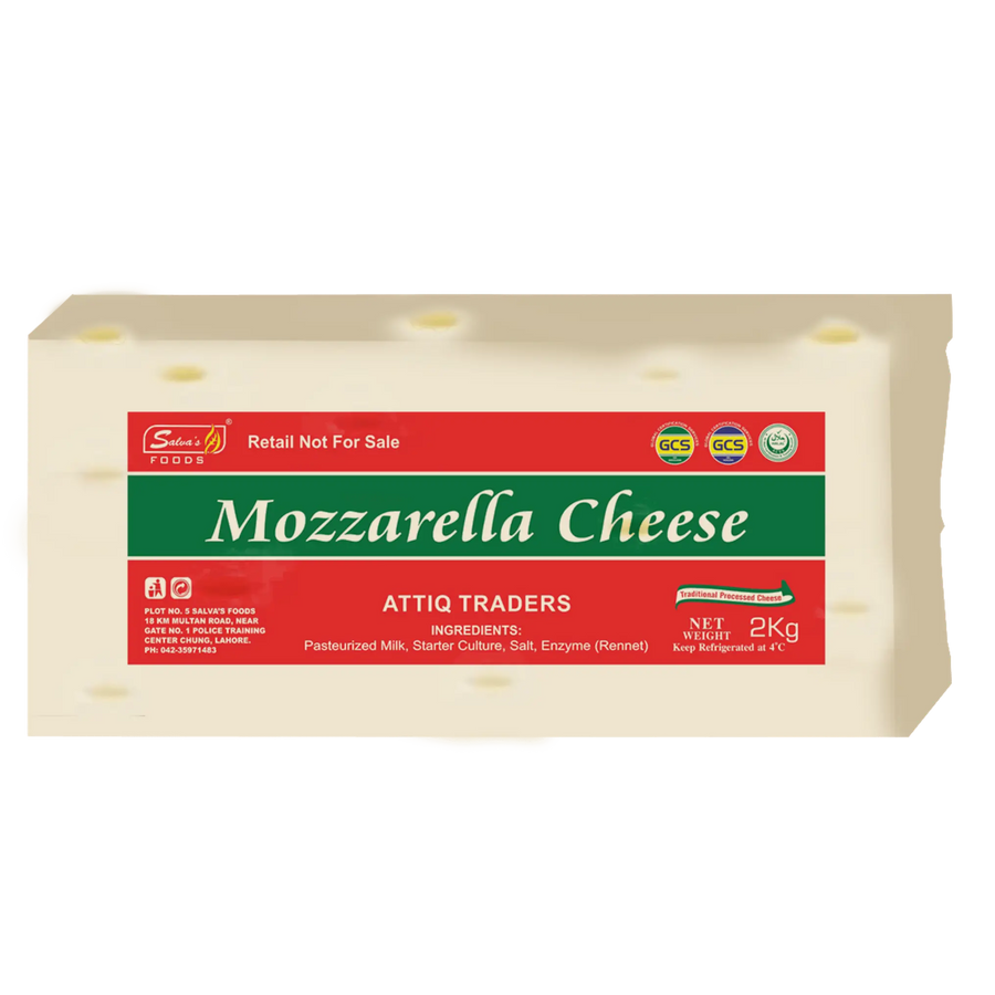 Mozzarella Cheese Block - 2KG