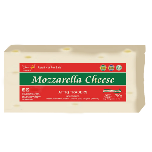 Mozzarella Cheese Block - 2KG